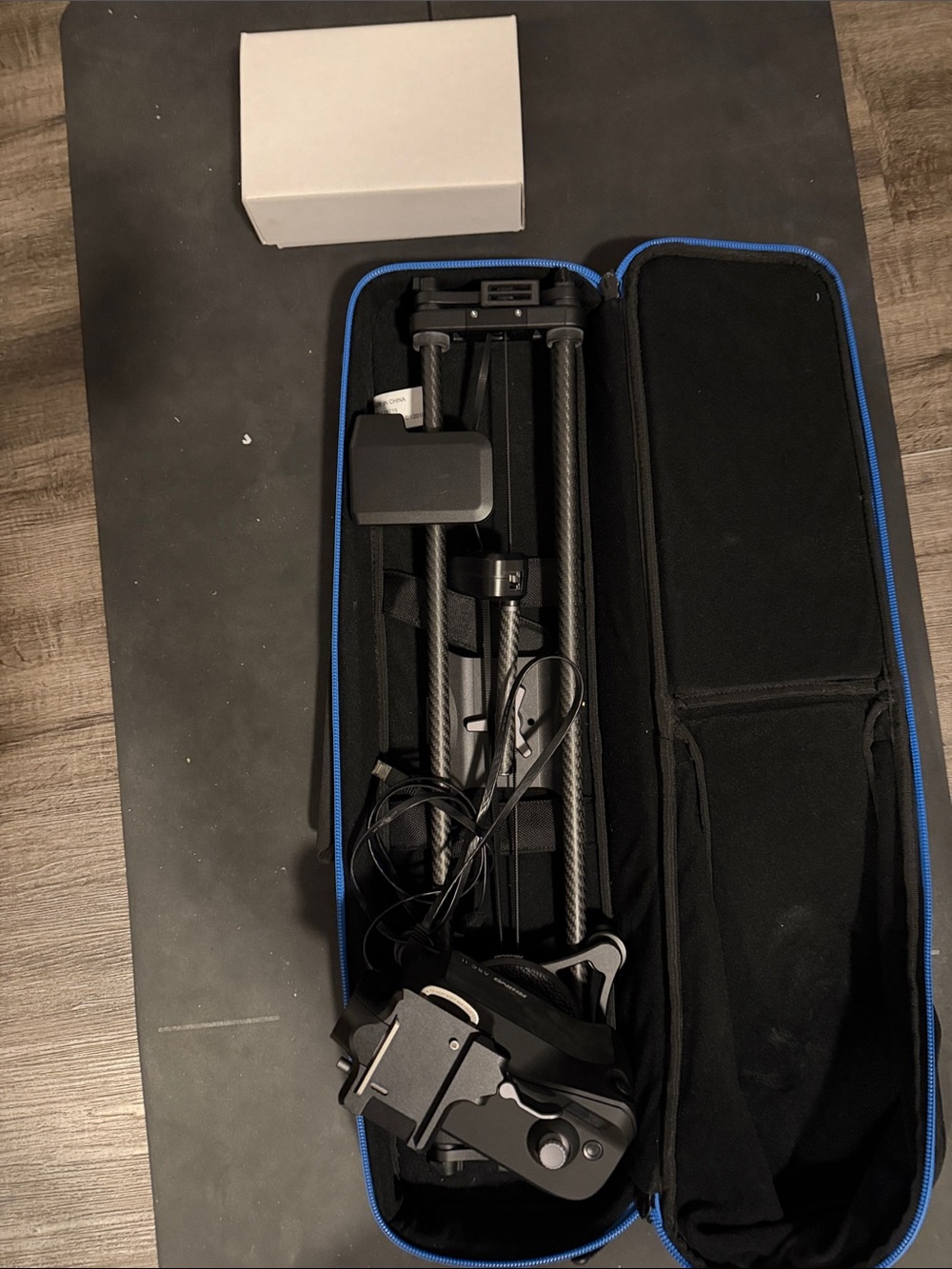 Carbon Fiber Camera Slider with Carry Case - Black
